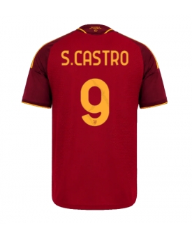 Billige Fotballdrakt AS Roma Santiago Castro #9 Replika Hjemmedrakt 2026-27 Kortermet Billige Fotballdrakt AS Roma Santiago Castro #9 Replika Hjemmedrakt 2026-27 Kortermet